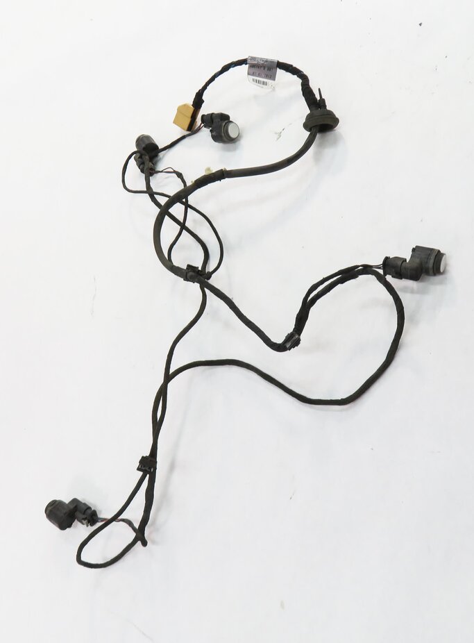 Thumbnail 3: 2013 AUDI S5 (B8 8T) REAR PDC PARK DISTANCE SENSOR SET w/ HARNESS (IBIS WHITE)