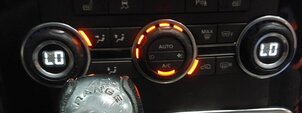 Thumbnail 2: 10-16 LR4 / RANGE ROVER SPORT (L320) FRONT HEATER A/C TEMPERATURE CONTROL PANEL
