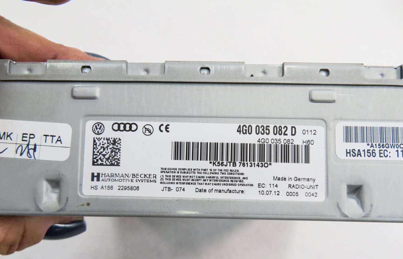 Thumbnail 7: 2012-2017 VW TOUAREG / AUDI A4 S4 A5 S5 A6 S6 Q7 - AM/FM RADIO STEREO RECEIVER
