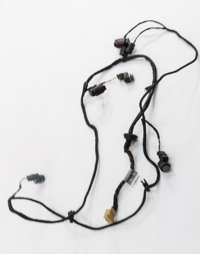 Thumbnail 4: 2013 AUDI S5 (B8 8T) REAR PDC PARK DISTANCE SENSOR SET w/ HARNESS (MONSOON GRAY)