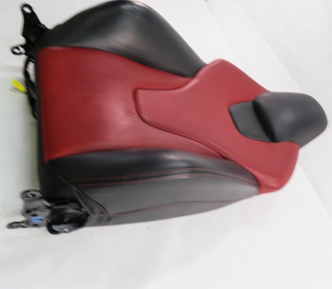 Thumbnail 2: 2013 AUDI S5 (B8 8T) PASSENGER - UPPER TOP HEATED SPORT SEAT CUSHION (BLACK RED)