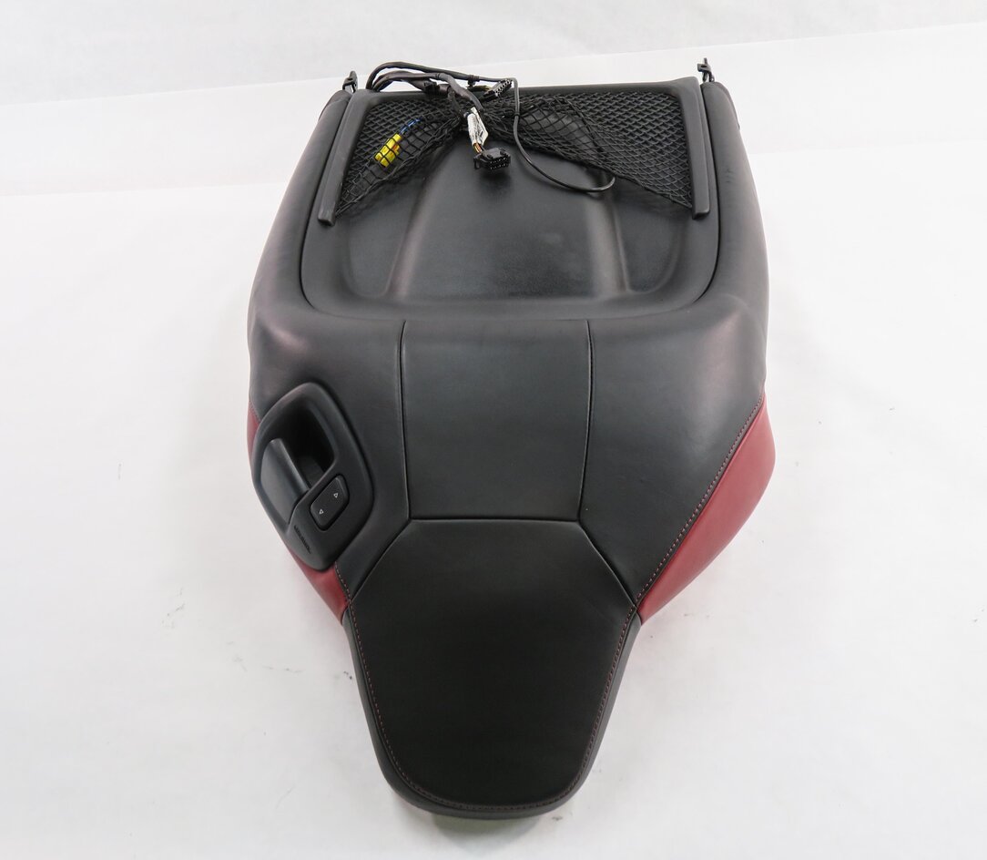 Thumbnail 5: 2013 AUDI S5 (B8 8T) PASSENGER - UPPER TOP HEATED SPORT SEAT CUSHION (BLACK RED)