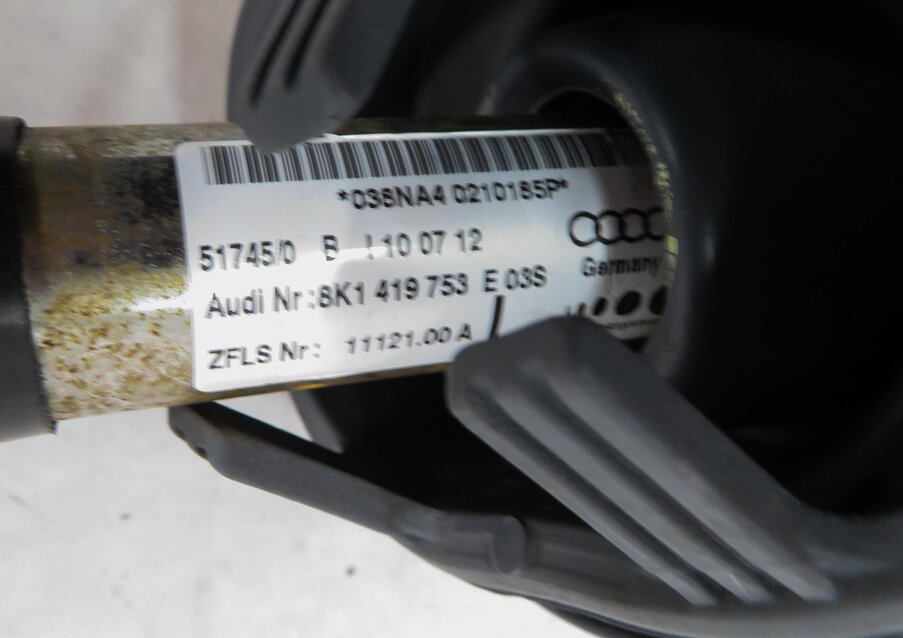 Thumbnail 7: 2013 AUDI S5 (B8 8T) STEERING COLUMN SHAFT U-JOINT COUPLER LINK LINKAGE