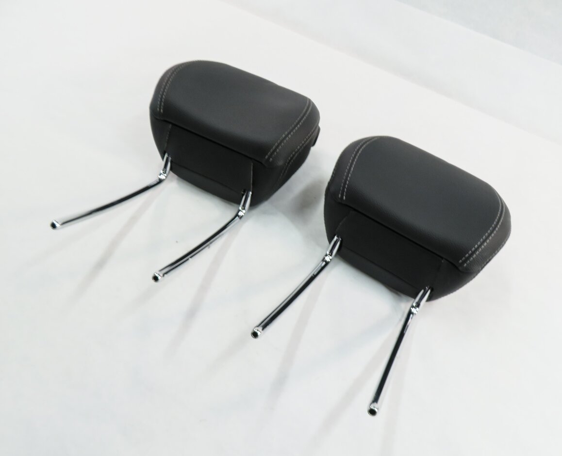 2013 MERCEDES GL450 (X166) FRONT LEFT & RIGHT HEADREST SET (BLACK LEATHER)