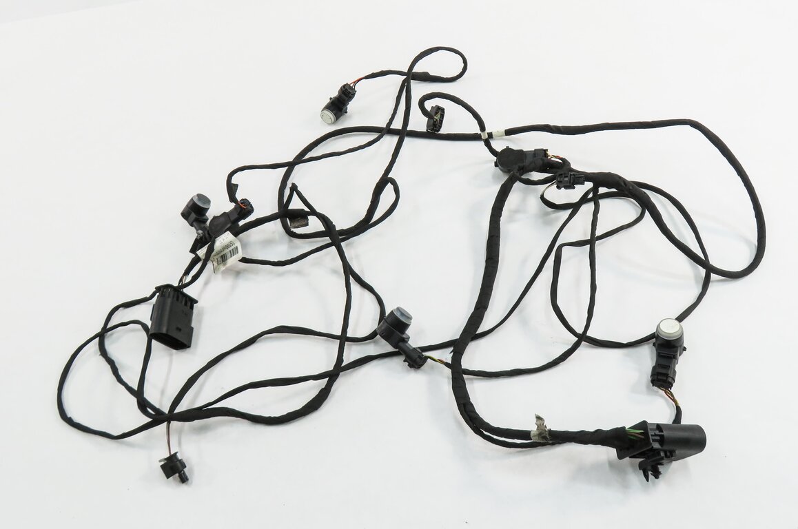 Thumbnail 5: 2013 MERCEDES GL450 (X166) FRONT PDC PARK DISTANCE SENSOR SET w/ HARNESS (WHITE)