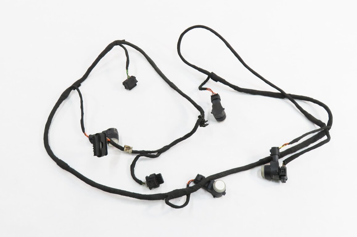 Thumbnail 2: 2013 MERCEDES GL450 (X166) REAR PDC PARK DISTANCE SENSOR SET w/ HARNESS (WHITE)