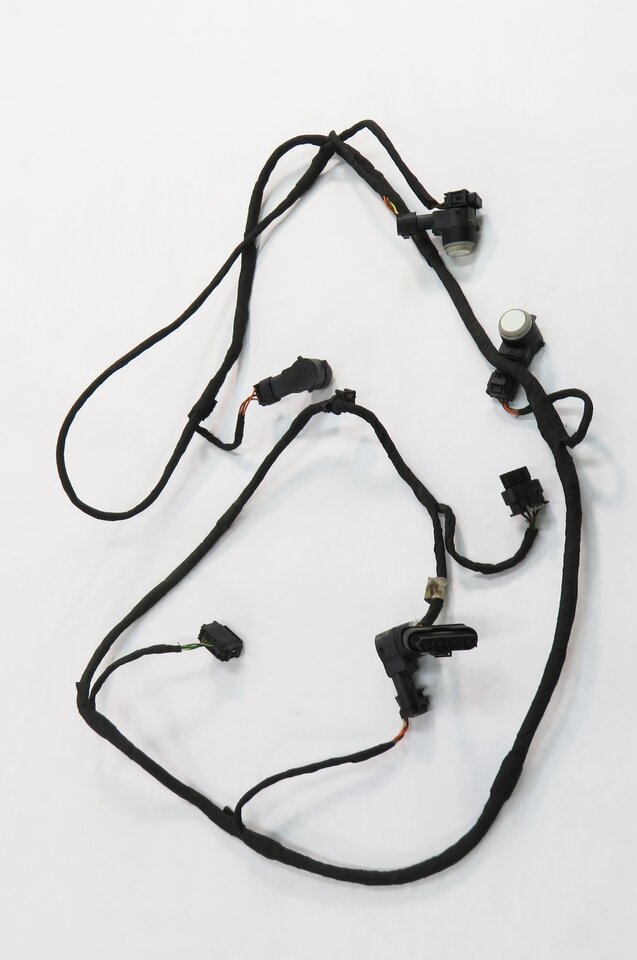 Thumbnail 3: 2013 MERCEDES GL450 (X166) REAR PDC PARK DISTANCE SENSOR SET w/ HARNESS (WHITE)