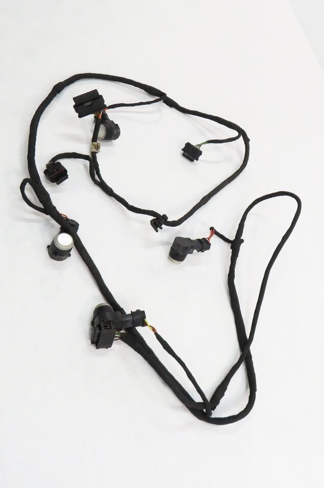 Thumbnail 4: 2013 MERCEDES GL450 (X166) REAR PDC PARK DISTANCE SENSOR SET w/ HARNESS (WHITE)