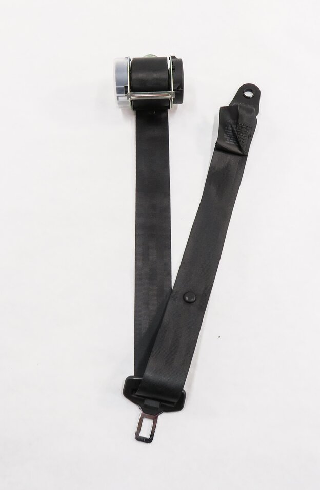 Thumbnail 2: 12 RANGE ROVER SPORT (L320) REAR 2nd ROW SEAT - CENTER SEATBELT RETRACTOR BLACK