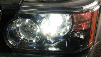 Thumbnail 2: 12-13 RANGE ROVER SPORT (L320) LEFT DRIVER XENON HID AFS ADAPTIVE HEADLIGHT LAMP