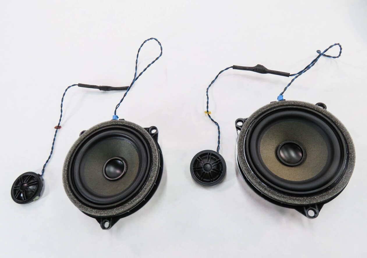 Thumbnail 2: 2015 BMW 335i (F30) RADIO STEREO SUB SUBWOOFER TWEETER SPEAKER SET-10