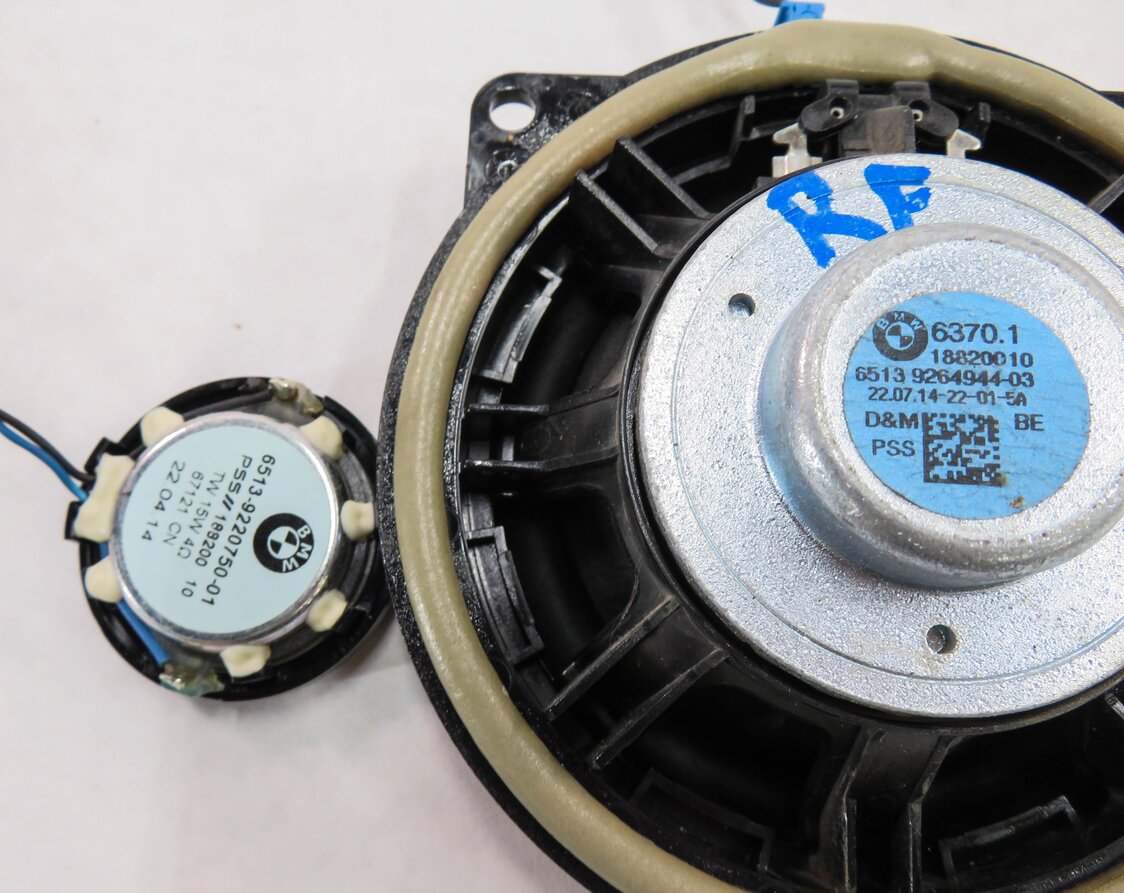 Thumbnail 6: 2015 BMW 335i (F30) RADIO STEREO SUB SUBWOOFER TWEETER SPEAKER SET-10