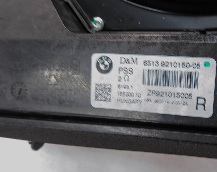 Thumbnail 7: 2015 BMW 335i (F30) RADIO STEREO SUB SUBWOOFER TWEETER SPEAKER SET-10