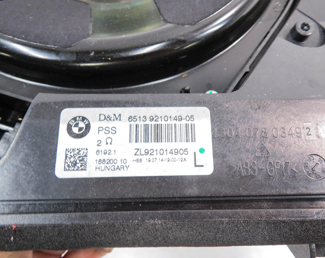 Thumbnail 8: 2015 BMW 335i (F30) RADIO STEREO SUB SUBWOOFER TWEETER SPEAKER SET-10