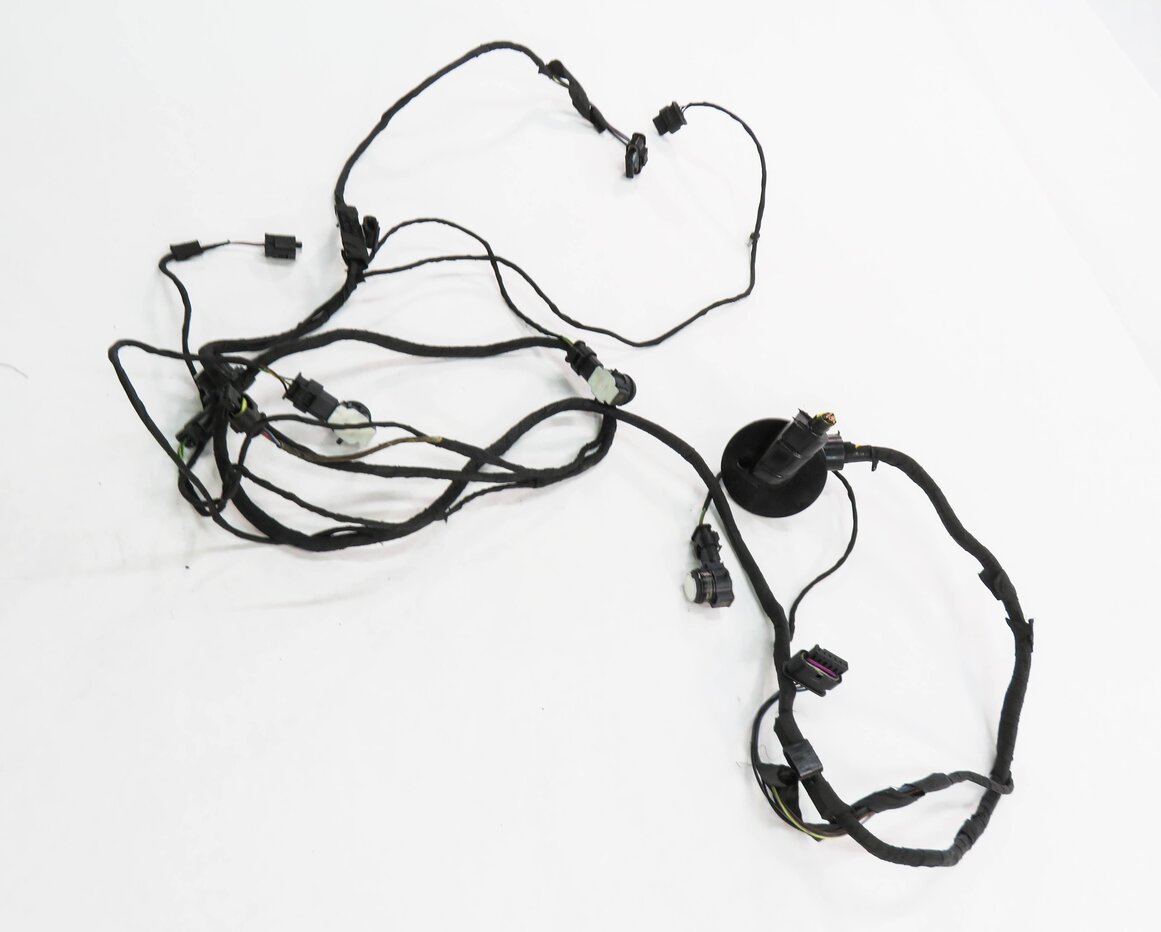 Thumbnail 4: 2015 BMW 335i (F30) REAR PDC PARK DISTANCE SENSOR SET w/ HARNESS (ALPINE WHITE)
