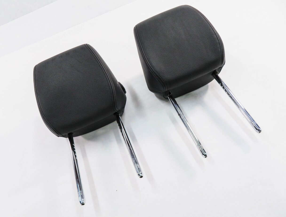 2015 BMW 335i (F30) FRONT LEFT & RIGHT HEADREST SET-2 (BLACK LEATHER)