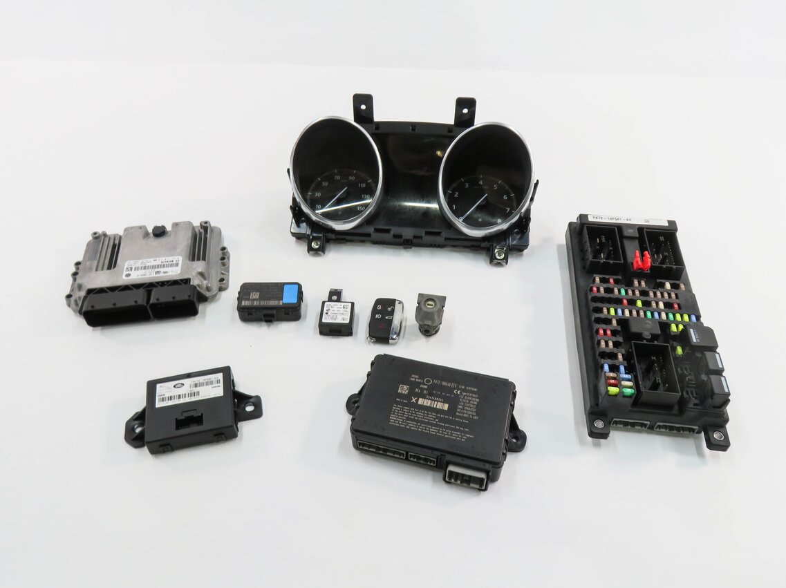 Thumbnail 12: 2017 LAND ROVER DISCOVERY SPORT (L550) 2.0L TURBO ENGINE ECM BCM MODULE KEY SET
