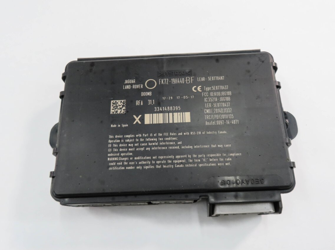 Thumbnail 4: 2017 LAND ROVER DISCOVERY SPORT (L550) 2.0L TURBO ENGINE ECM BCM MODULE KEY SET