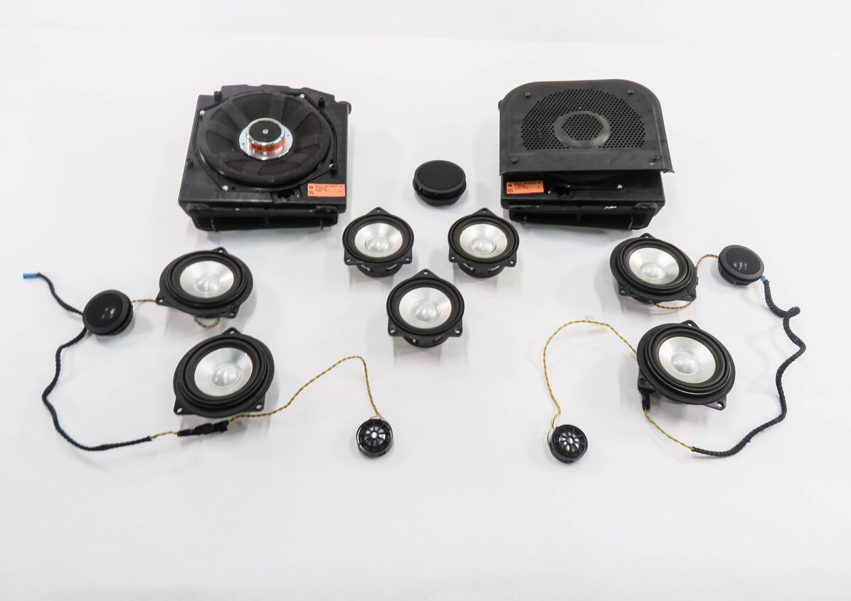 Thumbnail 2: 2006 BMW M6 ///M (E63) RADIO STEREO LOGIC-7 SUB SUBWOOFER TWEETER SPEAKER SET-14