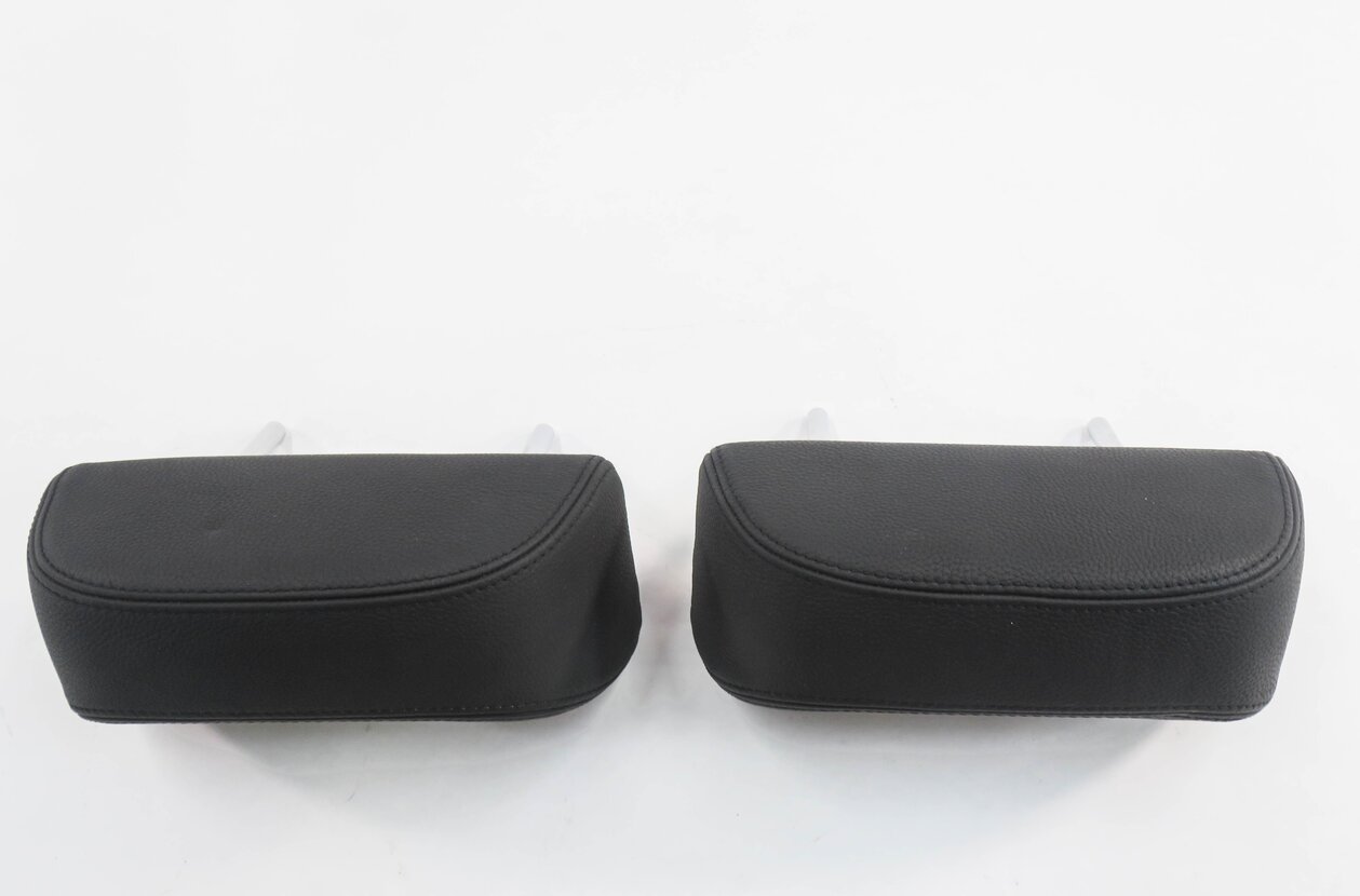 Thumbnail 6: 2006 BMW M6 ///M (E63) REAR SEAT - LEFT & RIGHT HEADREST SET-2 (BLACK LEATHER)
