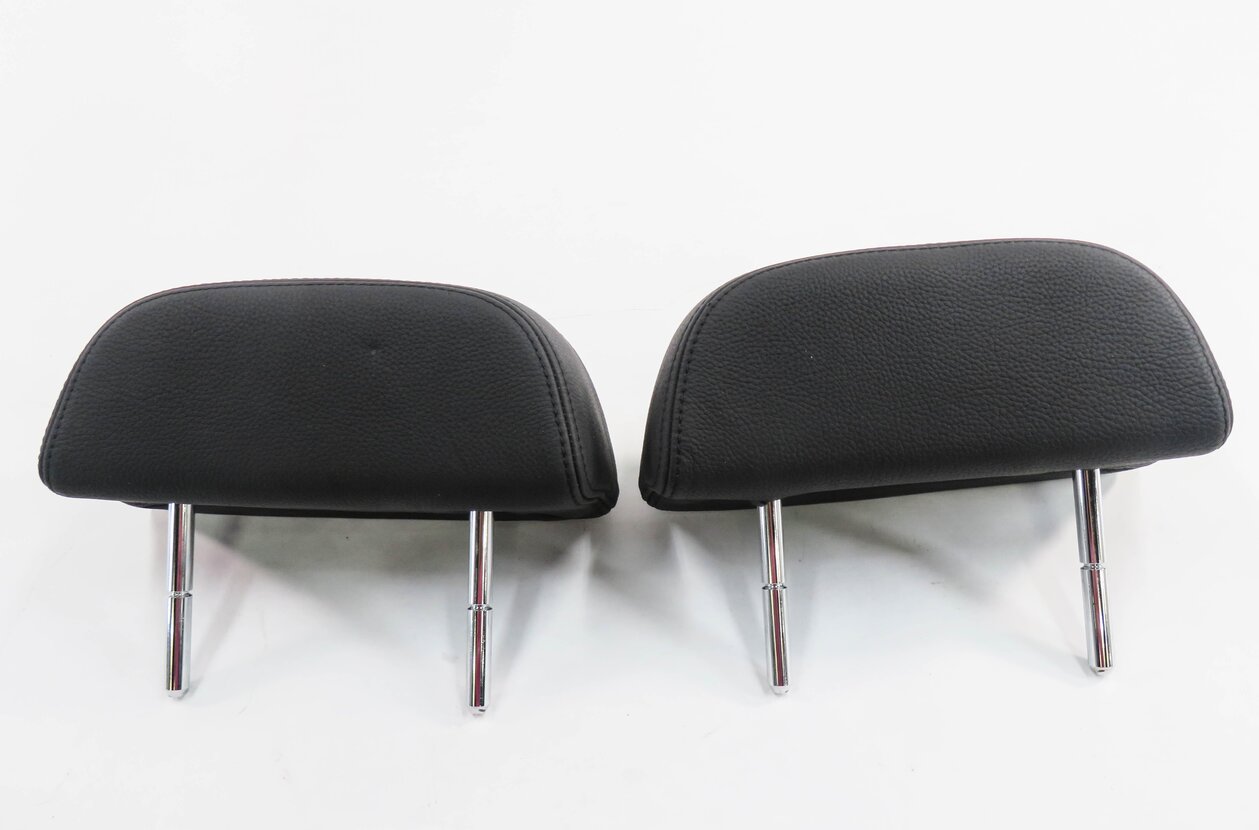 Thumbnail 7: 2006 BMW M6 ///M (E63) REAR SEAT - LEFT & RIGHT HEADREST SET-2 (BLACK LEATHER)