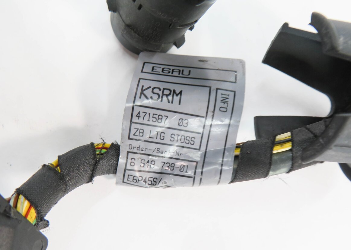 Thumbnail 6: 2006 BMW M6 ///M (E63) REAR PDC PARK DISTANCE SENSOR SET w/ HARNESS (BLACK 475)