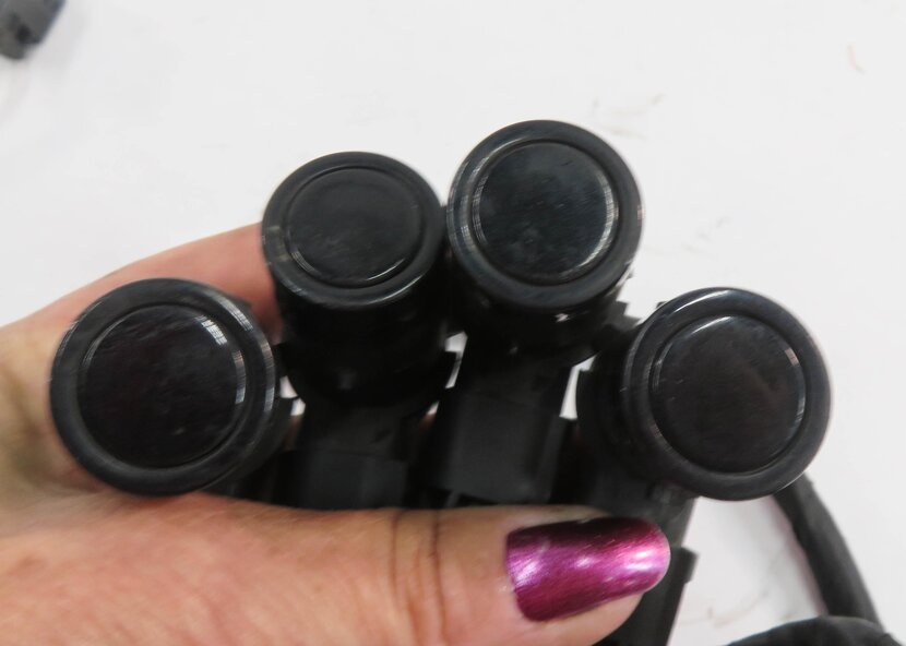 Thumbnail 7: 2006 BMW M6 ///M (E63) REAR PDC PARK DISTANCE SENSOR SET w/ HARNESS (BLACK 475)