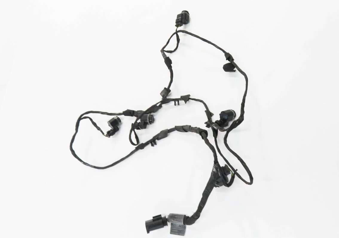 Thumbnail 3: 2011 BMW 750i (F01) FRONT PDC PARK DISTANCE SENSOR SET w/ HARNESS (BLACK 475)