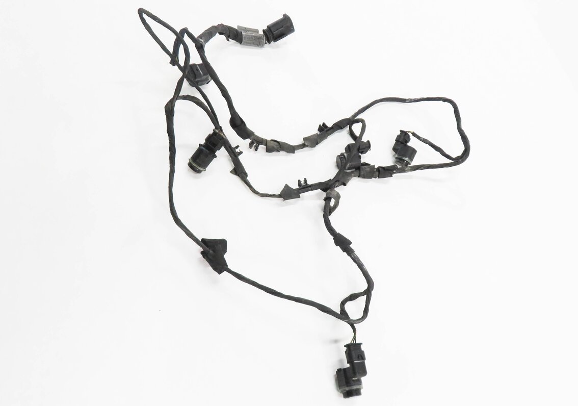 Thumbnail 4: 2011 BMW 750i (F01) FRONT PDC PARK DISTANCE SENSOR SET w/ HARNESS (BLACK 475)