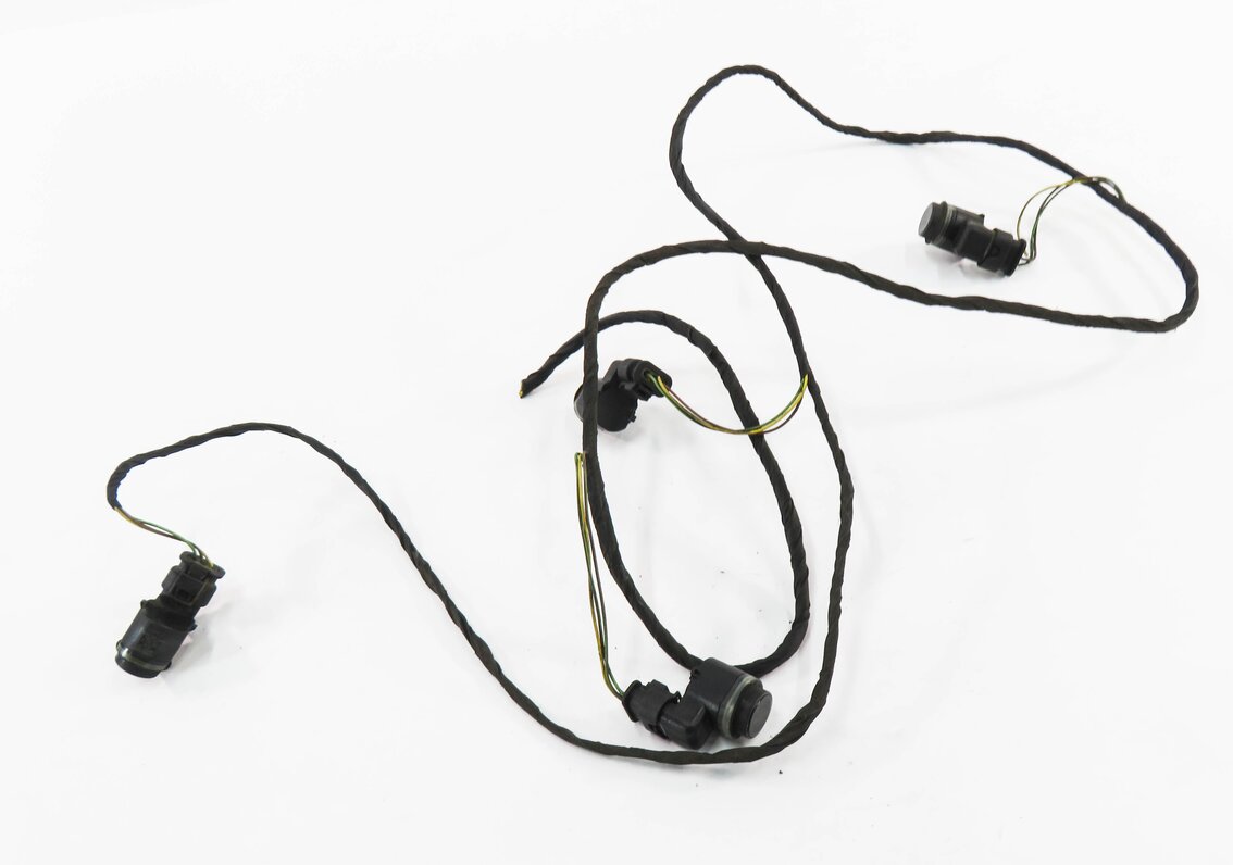 Thumbnail 5: 2011 BMW 750i (F01) REAR PDC PARK DISTANCE SENSOR SET w/ HARNESS (BLACK 475)