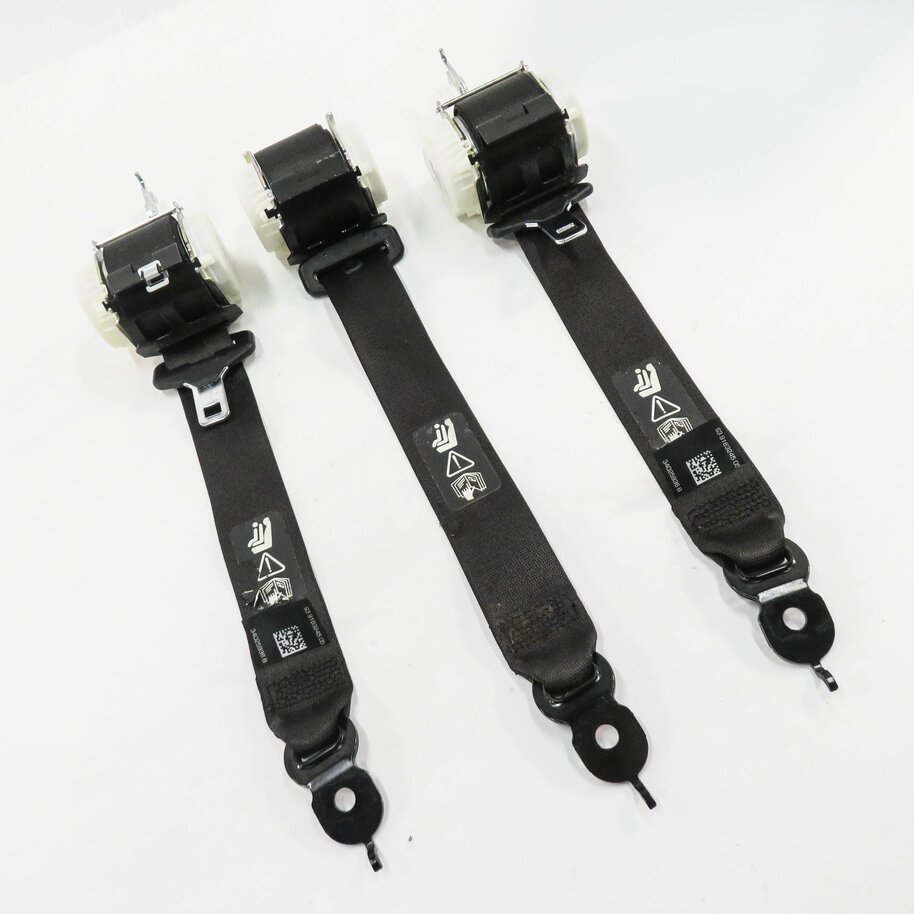 2011 BMW 750i (F01) REAR SEAT SEATBELT RETRACTOR SET-3 (BLACK)