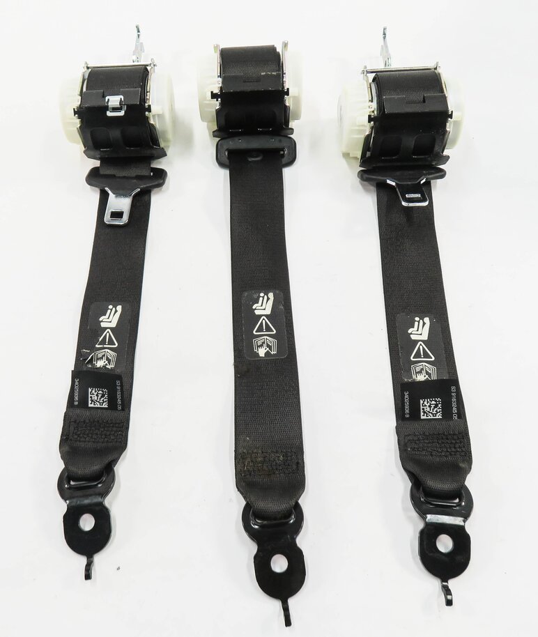 Thumbnail 2: 2011 BMW 750i (F01) REAR SEAT SEATBELT RETRACTOR SET-3 (BLACK)