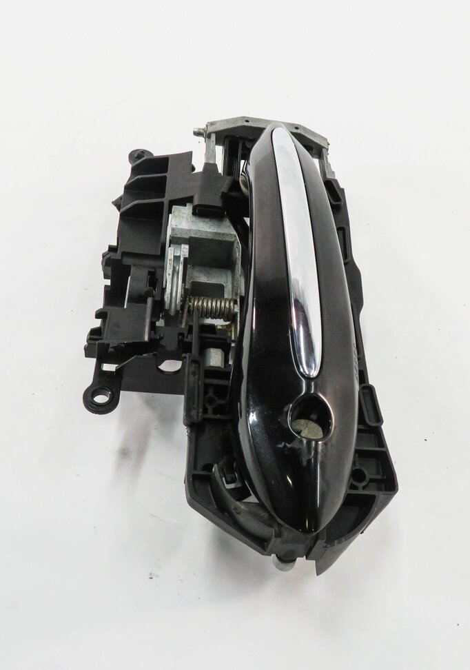 Thumbnail 3: 09-15 BMW 740i 750i 760i B7 (F01) LEFT FRONT DRIVER COMFORT DOOR HANDLE (BLACK)