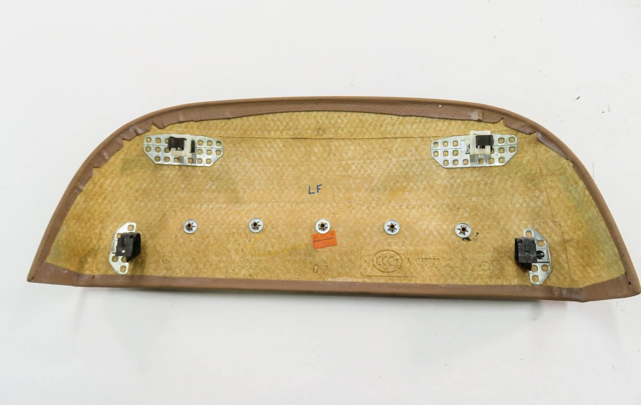 Thumbnail 6: 2011 BMW 750i (F01) LEFT FRONT DRIVER SEAT LIGHTED BACK PANEL (NAPPA BROWN)