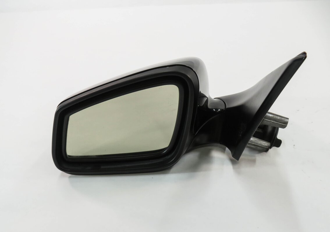09-12 BMW 740i 750i 760i (F01) LEFT P-FOLD HEATED AUTODIM DOOR MIRROR (BLACK)