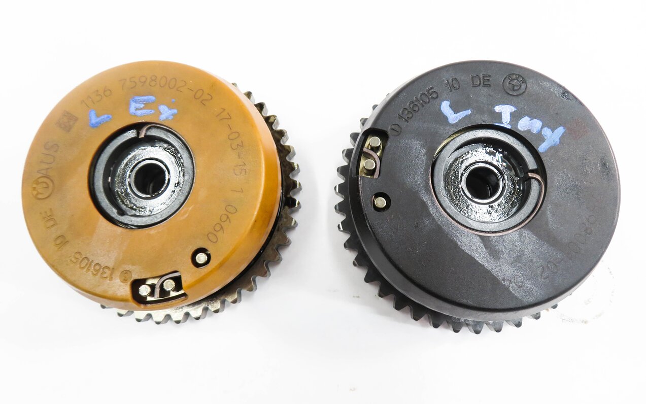 Thumbnail 7: 2011 BMW 750i (F01) 4.4L N63 ENGINE - LEFT INTAKE & EXHAUST TIMING GEAR SET-2