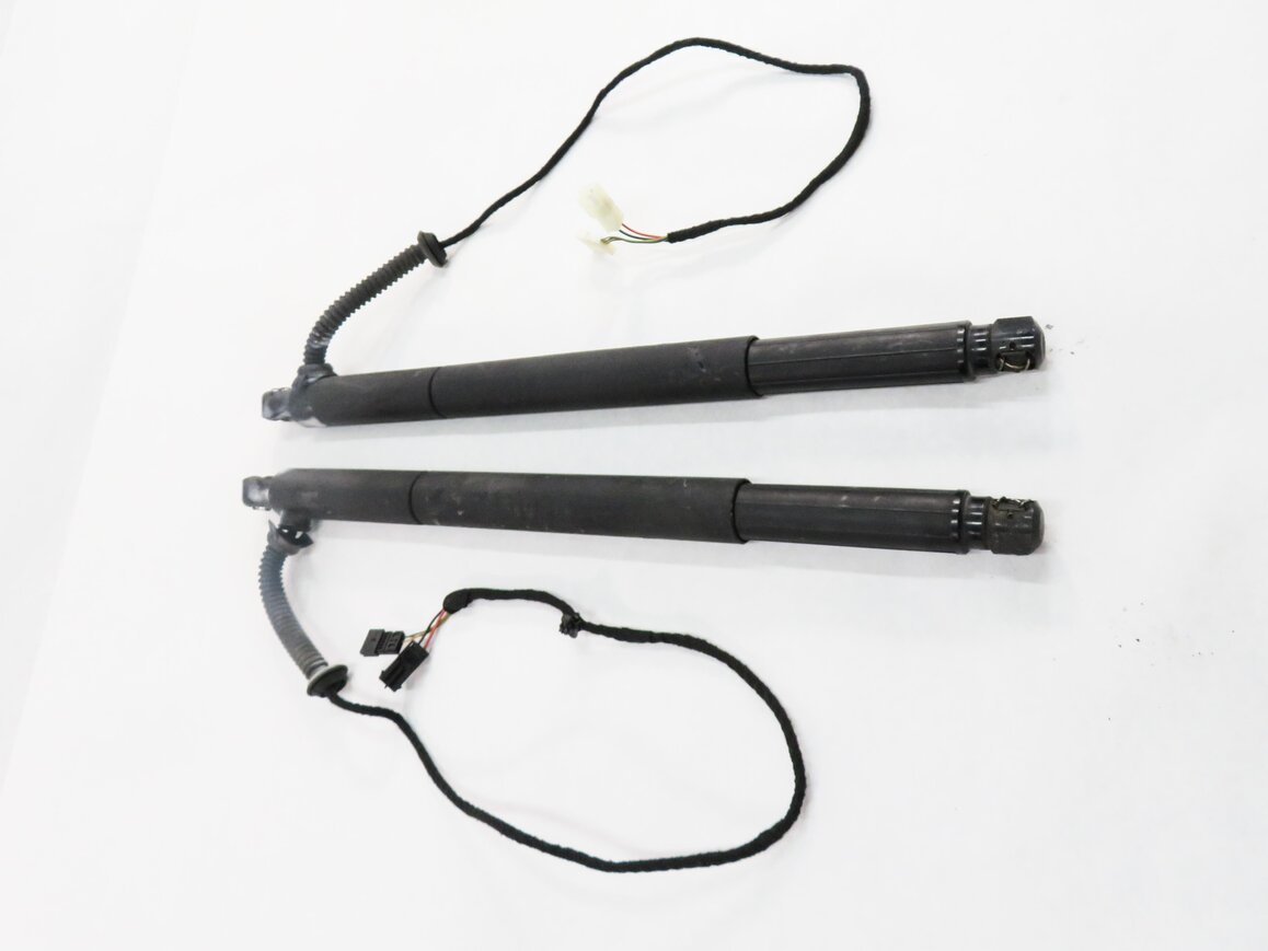 Thumbnail 4: 2010 BMW X6 (E71) LEFT & RIGHT REAR TRUNK SPINDLE DRIVE SHOCK STRUT SET-2