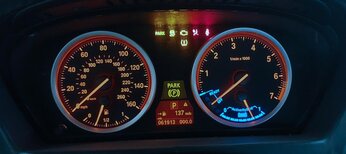 2010-2011 BMW X6 (E72) ACTIVEHYBRID - SPEEDOMETER INSTRUMENT GAUGE CLUSTER (61k)