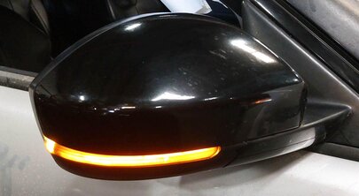 Thumbnail 2: 16-17 RANGE ROVER EVOQUE (L538) RIGHT P-FOLD BLIND SPORT CAMERA MIRROR (BLACK)