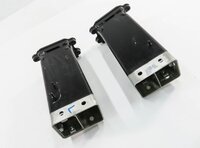 2014 AUDI S8 (D4 4H) FRONT LEFT & RIGHT BUMPER IMPACT BAR MOUNT BRACKET SET-2