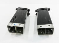 Thumbnail 2: 2014 AUDI S8 (D4 4H) FRONT LEFT & RIGHT BUMPER IMPACT BAR MOUNT BRACKET SET-2