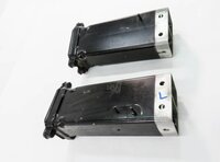 Thumbnail 3: 2014 AUDI S8 (D4 4H) FRONT LEFT & RIGHT BUMPER IMPACT BAR MOUNT BRACKET SET-2