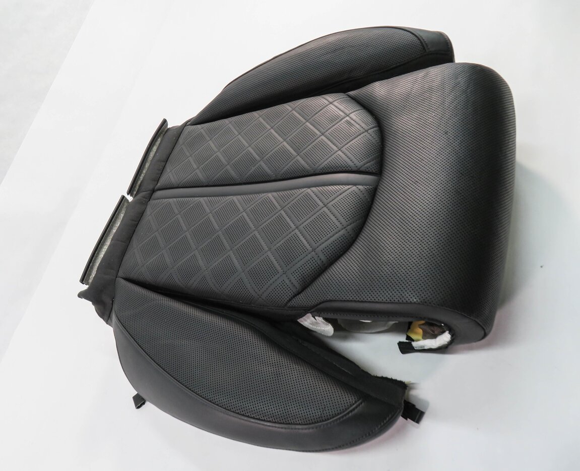 Thumbnail 3: 2014 AUDI S8 (D4 4H) PASSENGER - LOWER BOTTOM HEATED SPORT SEAT CUSHION (BLACK)