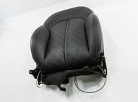 2014 AUDI S8 (D4 4H) PASSENGER - UPPER TOP HEATED SPORT SEAT CUSHION (BLACK)