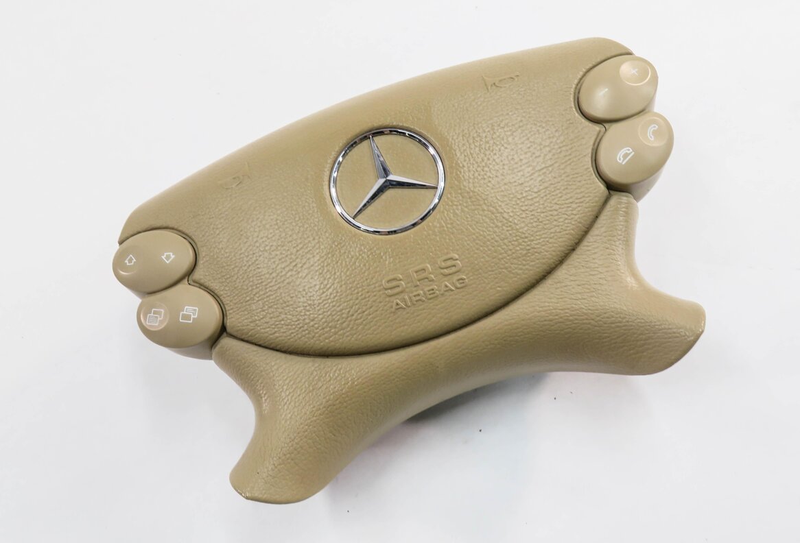 06-11 MERCEDES E280 E320 E350 E550 G500 G550 CLK STEERING WHEEL AIRBAG (BROWN)