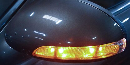 Thumbnail 2: 06-08 MB CLS55 CLS500 CLS550 CLS63 (W219) LEFT HEATED AUTODIM DOOR MIRROR (GRAY)