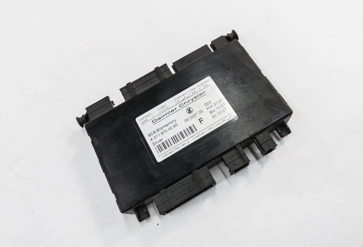 2008 MERCEDES BENZ CLS550 (W219) LEFT FRONT DRIVER SEAT CONTROL MODULE