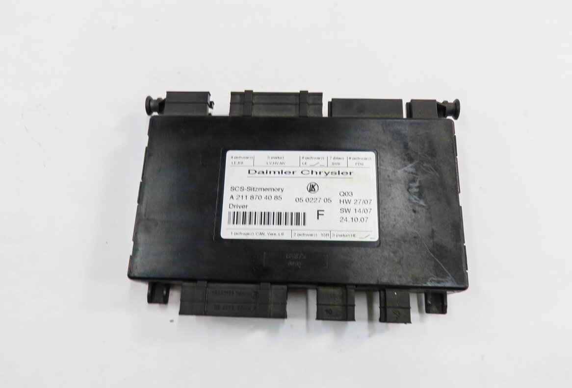 Thumbnail 2: 2008 MERCEDES BENZ CLS550 (W219) LEFT FRONT DRIVER SEAT CONTROL MODULE
