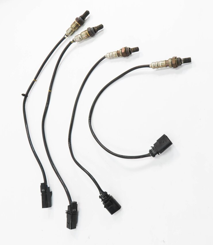 Thumbnail 4: 2014 AUDI Q5 (B8 8R) 3.0L - PRE / POST CAT O2 OXYGEN LAMBDA PROBE SENSOR SET-4