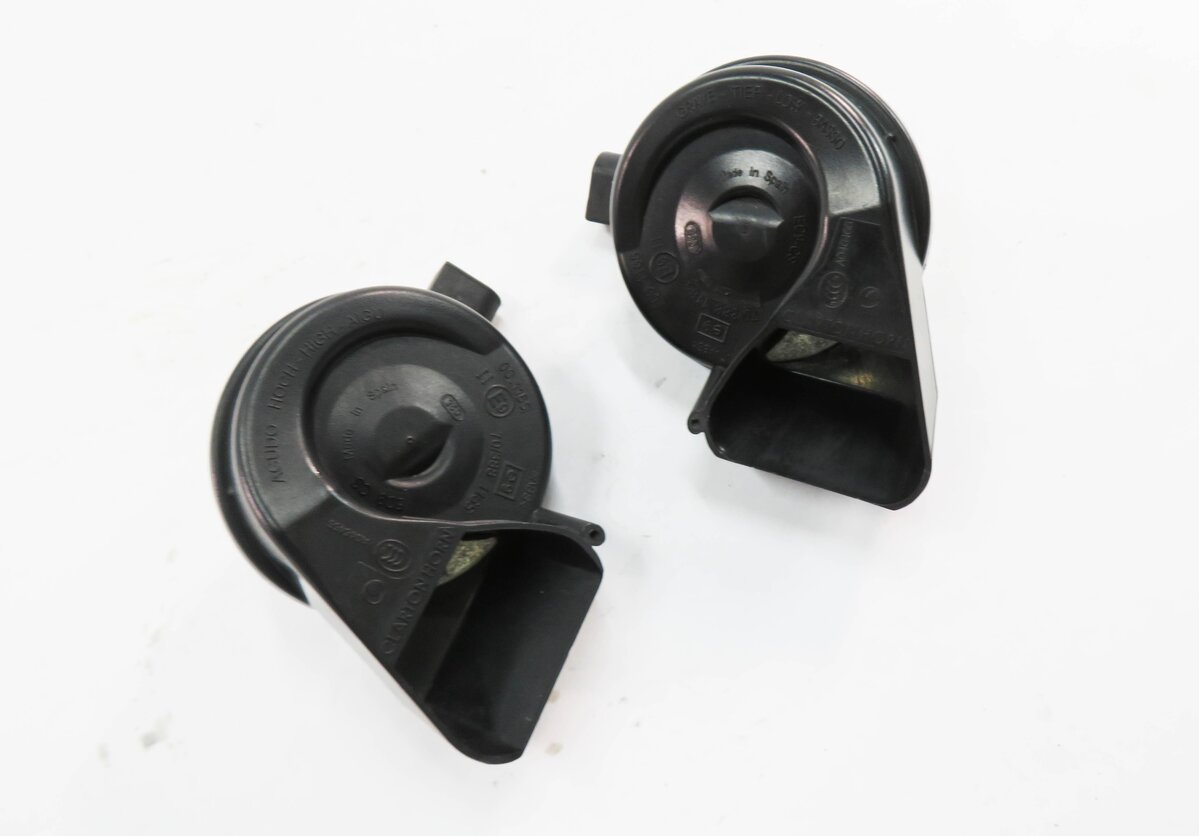 Thumbnail 1: 2008-2017 AUDI A4 A5 S4 S5 Q5 (B8 8K 8R 8T) HIGH & LOW TONE SAFETY HORN SET-2